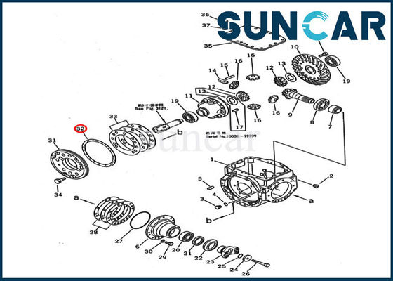 kupować 417-33-11430 Pierścień uszczelniający do naprawy skrzyni biegów WA100-1 WA120-3 Ładowarki Komatsu Replacement Seal Replacement online manufacture