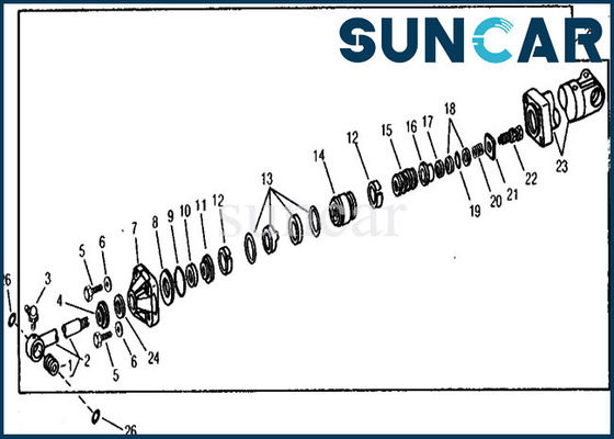 kupować RE21210 Zestawy uszczelek hydraulicznych wysięgnika wysięgnika 890A Naprawa uszczelki olejowej John Deere online manufacture
